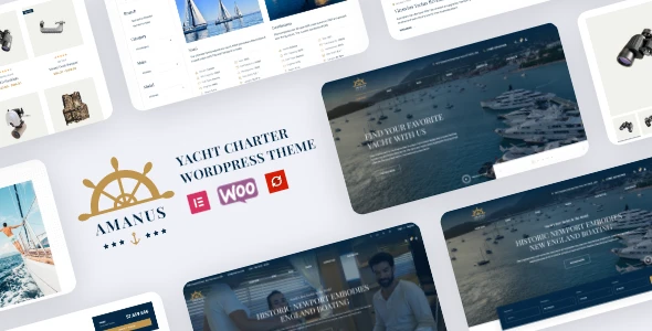 Amanus – Boat, Yacht Charter WordPress Theme